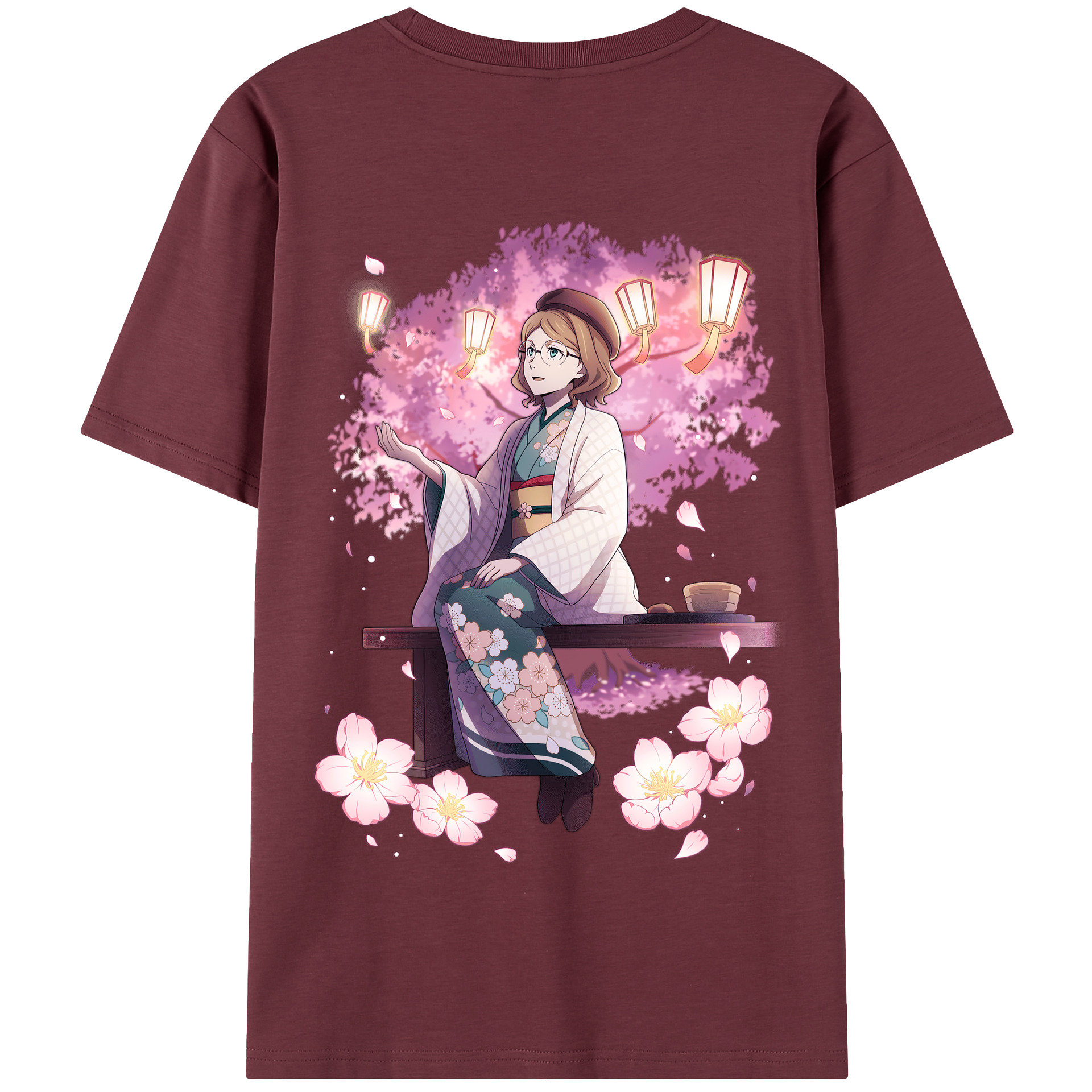 （画像用） 文豪ストレイドッグス Bungo Stray Dogs 綿100％半袖Tシャツ（背面プリント）